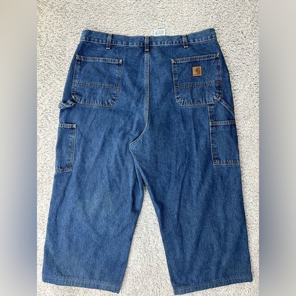 Carhartt Jeans Mens 40 x 36 Loose Original Fit Style B13 DPS 100% Cotton Hemmed - Picture 4 of 4